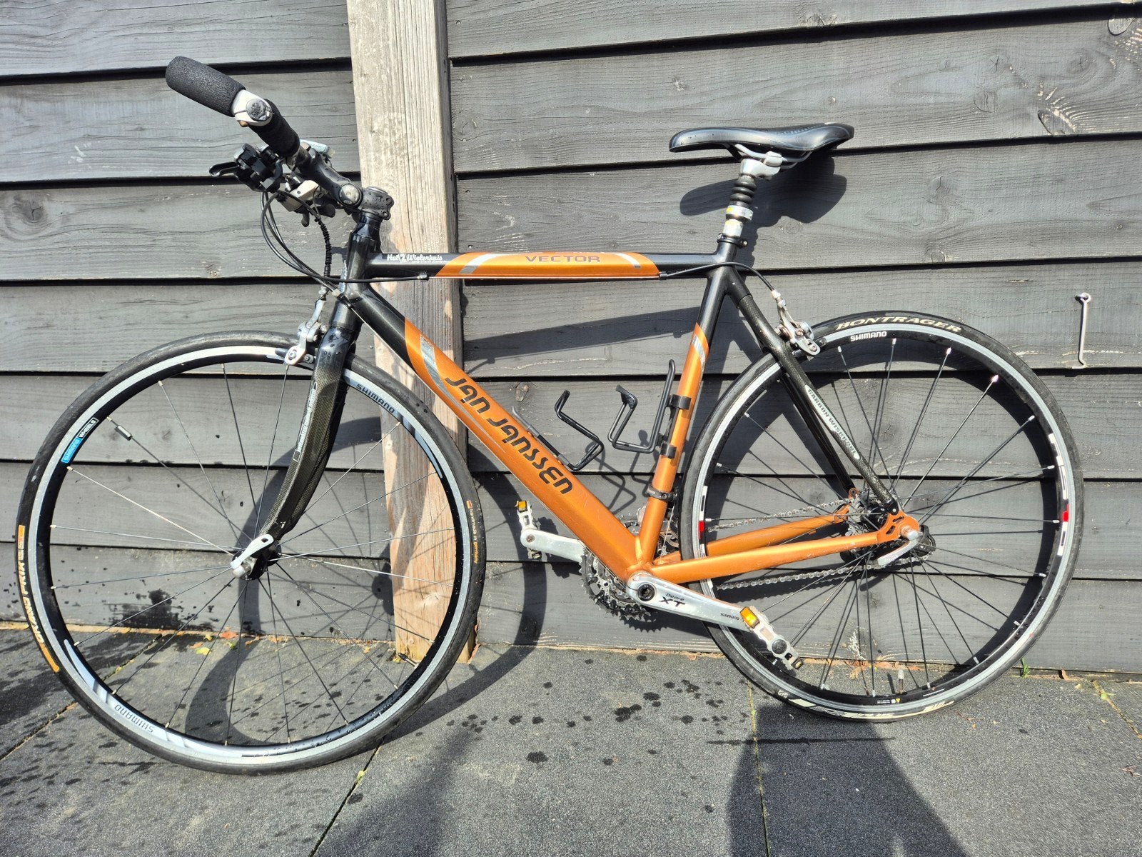 Jan Janssen Vector Fitnessfiets Shimano XT, Overige merken, Gebruikt, Velgrem, Ophalen of Verzenden