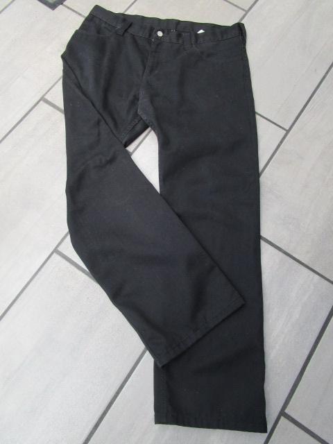 Diepzwarte Carhartt jeans W36 L32, Ophalen, W36 - W38 (confectie 52/54), Zwart, Carhartt