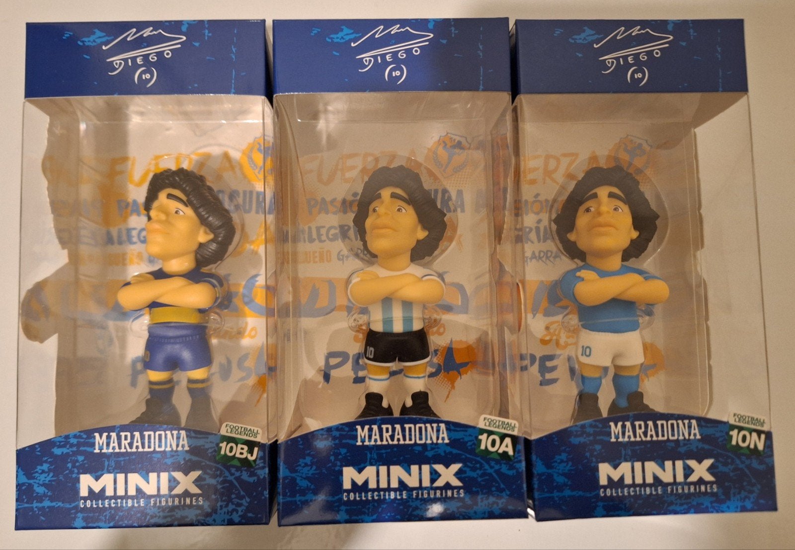 Maradona minix collectible figure set van 3, Verzamelen, Ophalen of Verzenden, Zo goed als nieuw