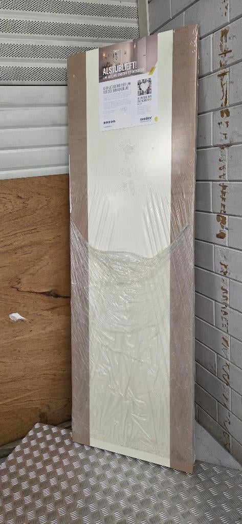 Svedex superlak opdek links gebroken Wit 201,5 x 63cm, Doe-het-zelf en Verbouw, Deuren en Horren, Ophalen, Minder dan 80 cm, Binnendeur
