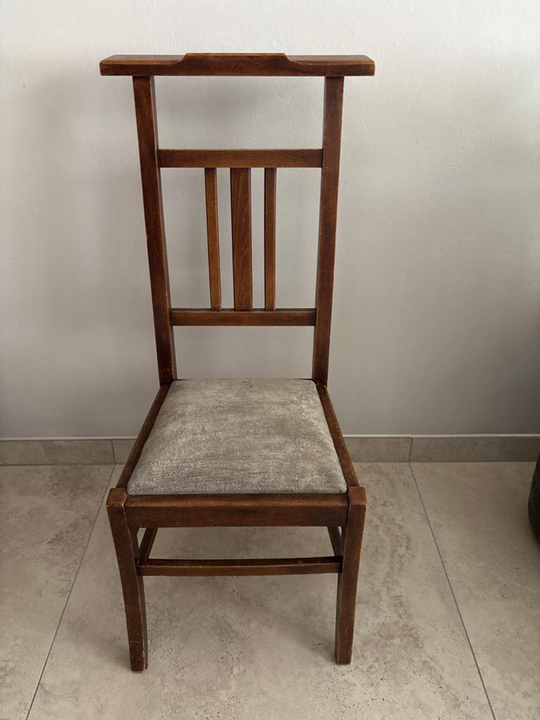 Antiek houten bidstoeltje / knielbankje - Brocante, Antiek en Kunst, Antiek | Meubels | Stoelen en Banken, Ophalen