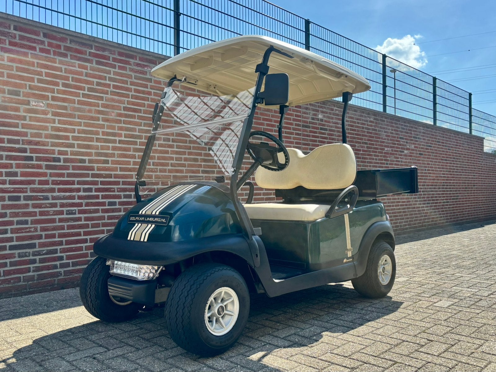 Prachtige Elektrische Clubcar Golfkar met Nieuwe Werkbak, Ophalen of Verzenden, Zo goed als nieuw, Golfkar