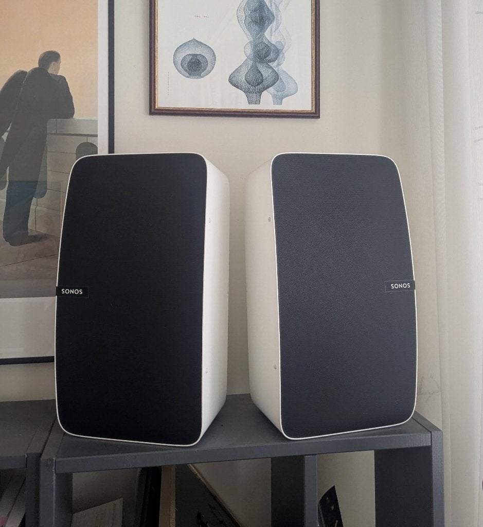 2x Sonos Play:5 Gen 2 / S100 speakers – Excellent Condition, Audio, Tv en Foto, Inclusief kabels, Ophalen of Verzenden, Zo goed als nieuw