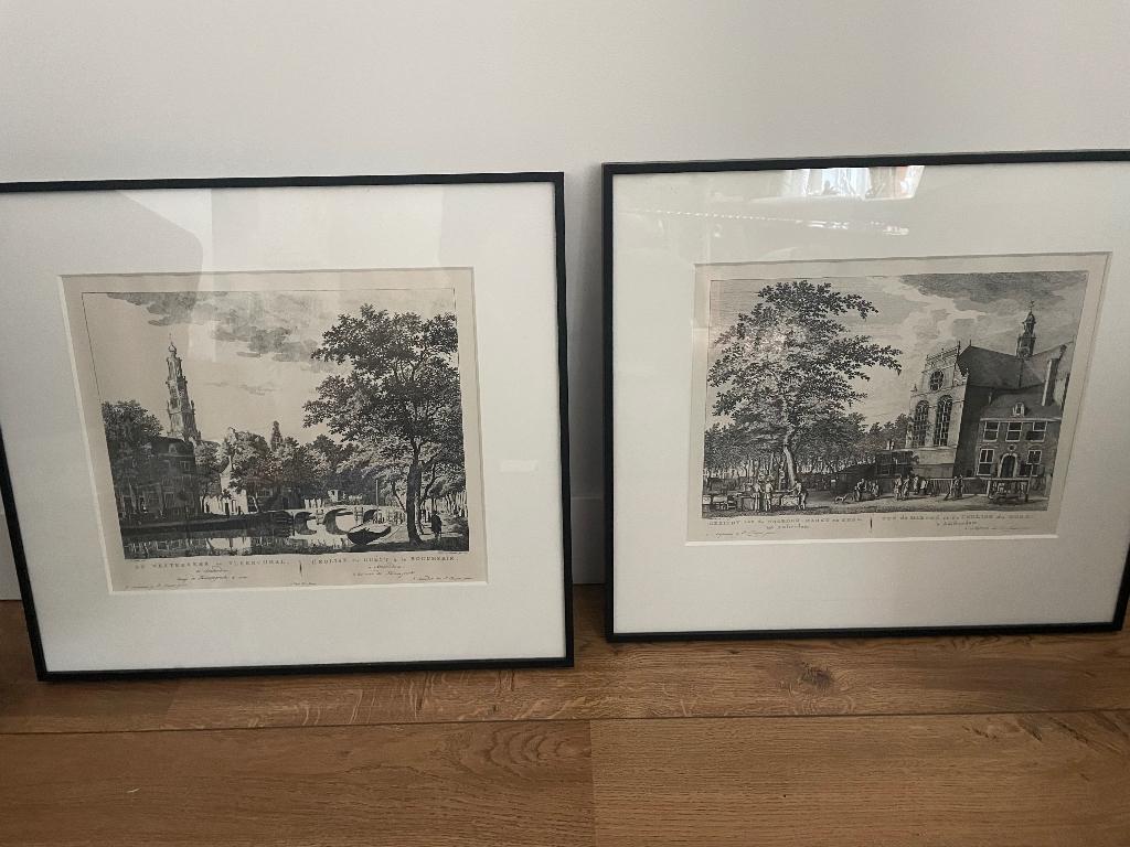 Ingelijste tekening van de Westertoren Amsterdam, Ophalen