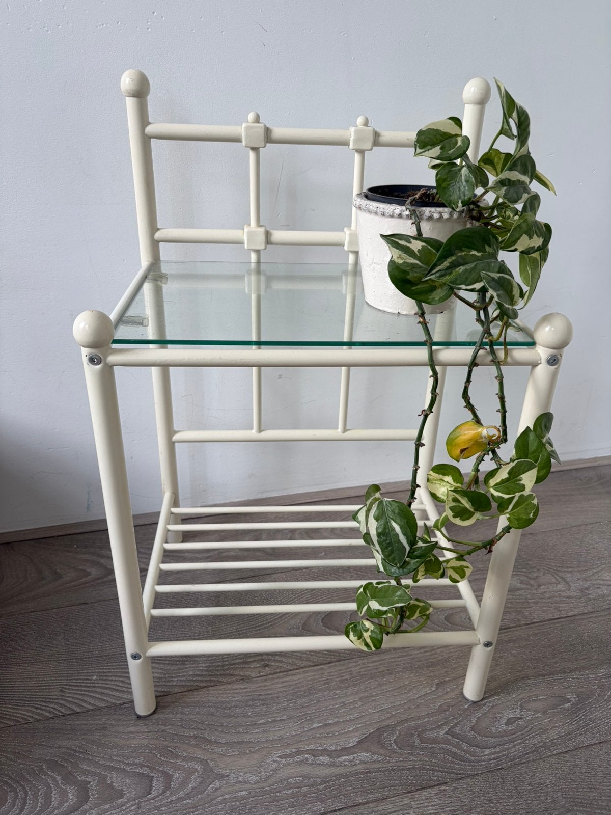 2x ikea nachtkastje / bijzettafeltje, Ophalen, Gebruikt, Minder dan 45 cm, Minder dan 55 cm