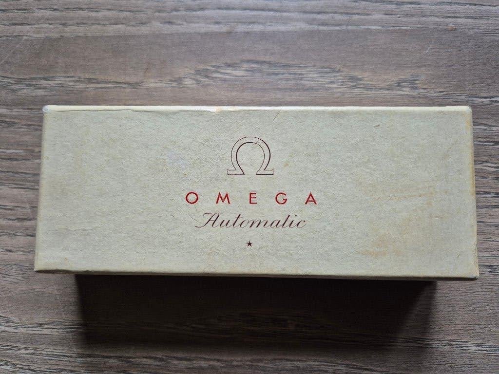 Vintage Omega automatic Seamaster doosje en boekje France, Overige materialen, Polshorloge, Omega, 1960 of later