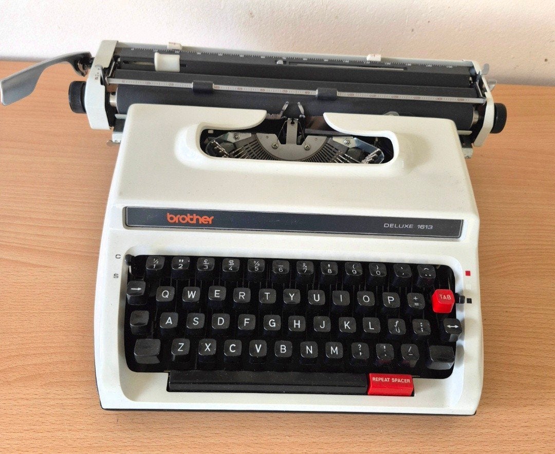 Brother deluxe 1613 typemachine, Diversen, Ophalen of Verzenden, Gebruikt