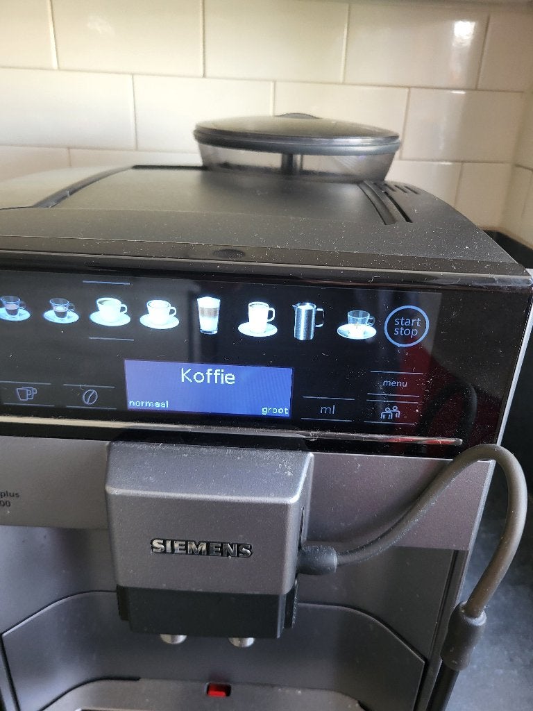 Siemens EQ.6 plus s100 Koffiemachine, Ophalen, Gebruikt, 10 kopjes of meer, Koffiemachine