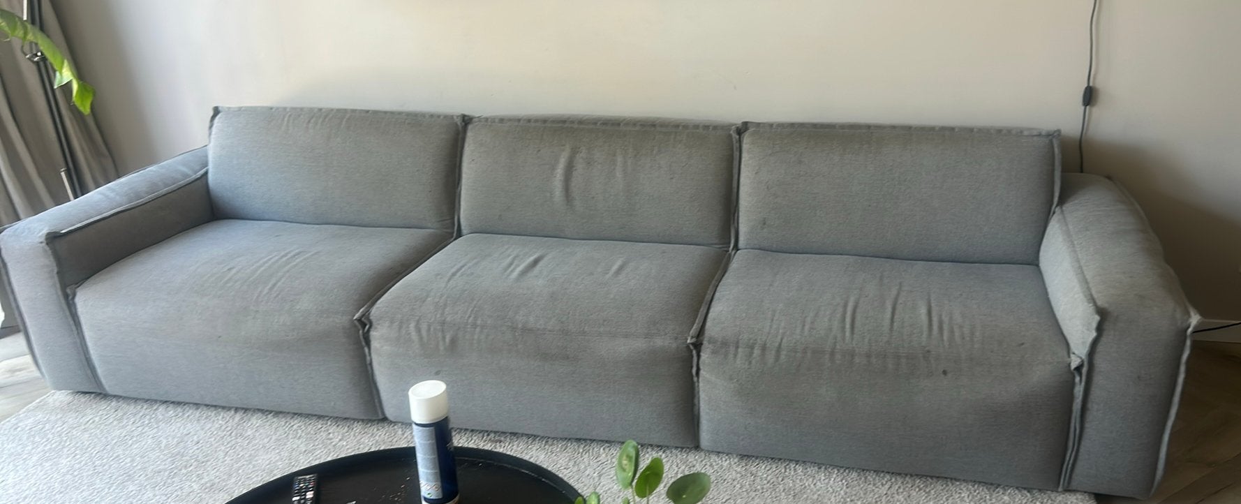 Gratis 4-zits bank 300x95x70 cm, Ophalen, Gebruikt, 300 cm of meer, 75 tot 100 cm