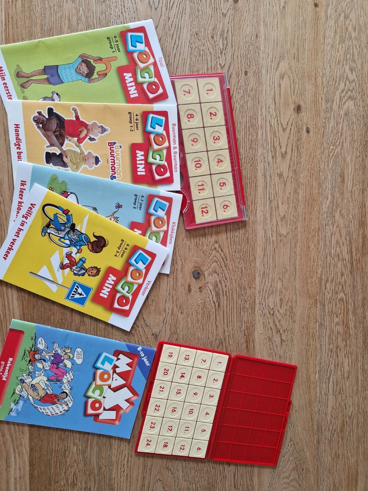 Loco Mini en Maxi educatieve spellen set, Ophalen of Verzenden, Gebruikt, Puzzelen