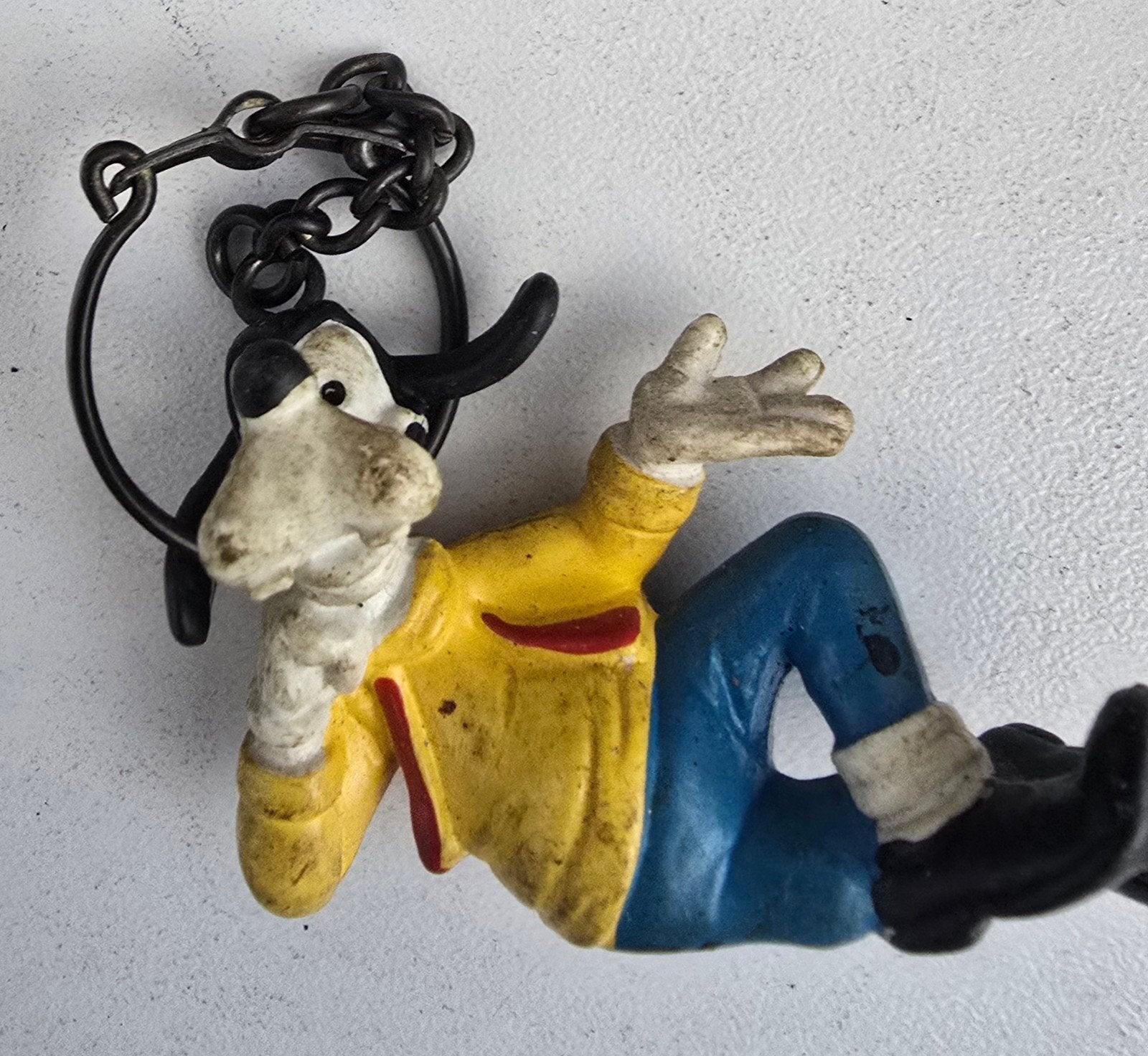 Vintage Goofy Sleutelhanger - Disney Figuur, Ophalen of Verzenden, Gebruikt, Knuffel of Figuurtje