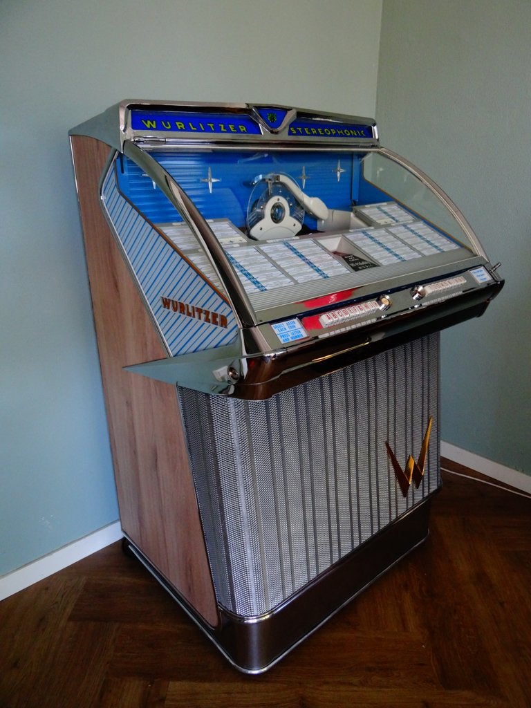 Wurlitzer 2310S Stereo Jukebox (1959) – 100 Selecties., Ophalen, Gebruikt, 1950 tot 1960, Wurlitzer