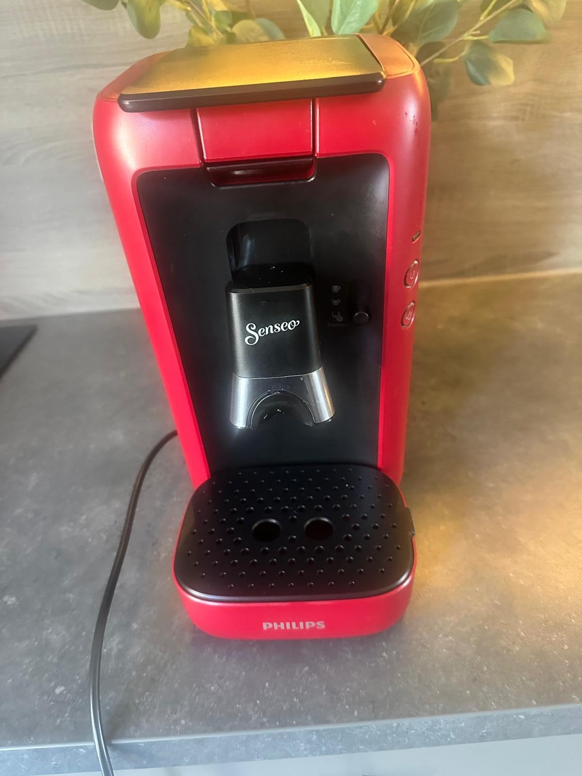 Philips Senseo Original Plus Koffiezetapparaat Rood, Witgoed en Apparatuur, Koffiezetapparaten, Koffiemachine, Ophalen of Verzenden