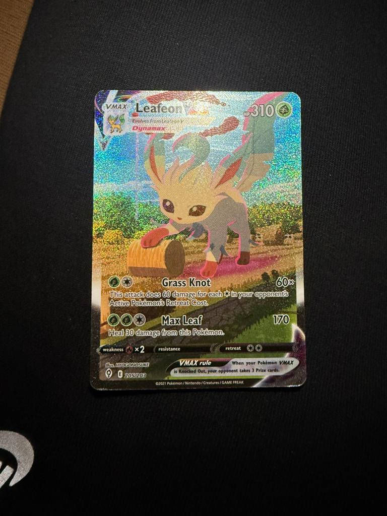 Leafeon 205, Ophalen of Verzenden, Zo goed als nieuw, Losse kaart, Foil