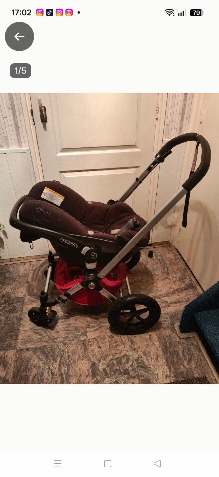 maxi cosi met onderstel, Ophalen, Maxi-Cosi