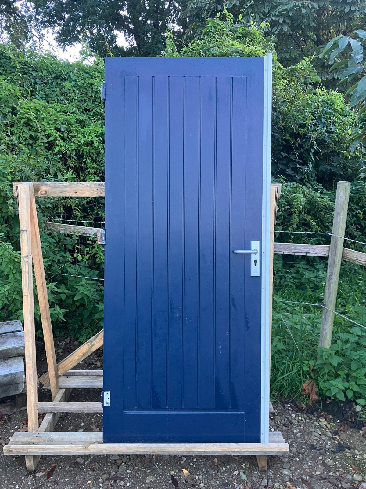 Nette loopdeur / garagedeur, Gebruikt, Overige typen, 225 cm of meer, Hout