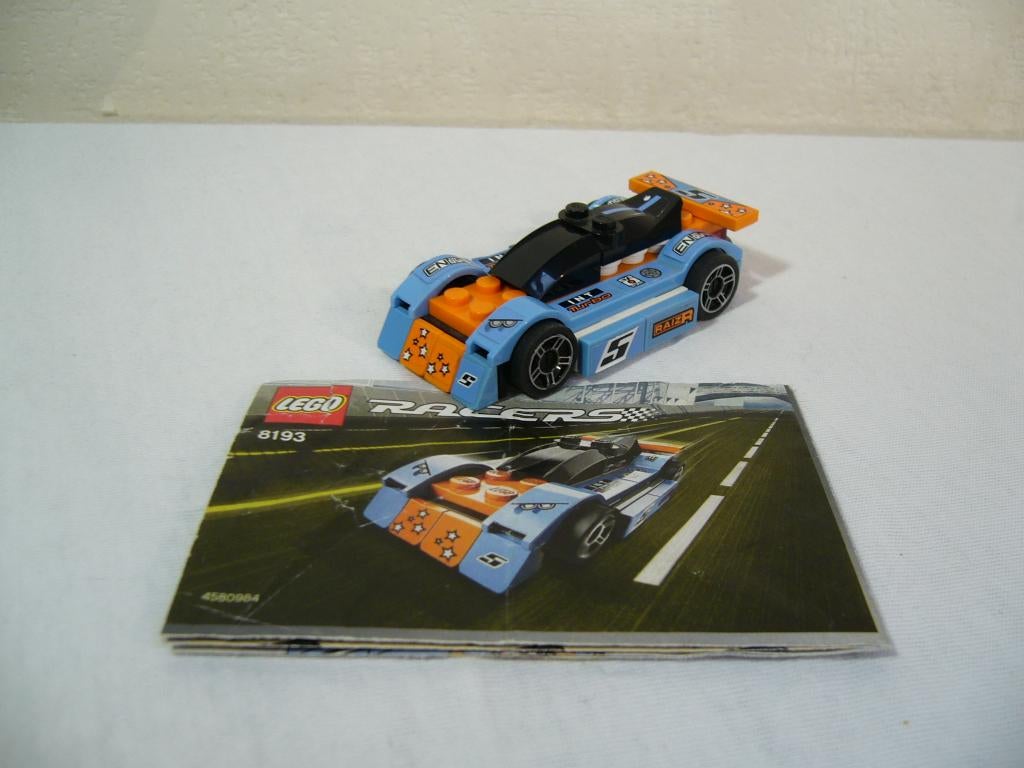 Lego Racers 8193 Blue Bullet, Gebruikt, Ophalen of Verzenden, Racers, Complete set