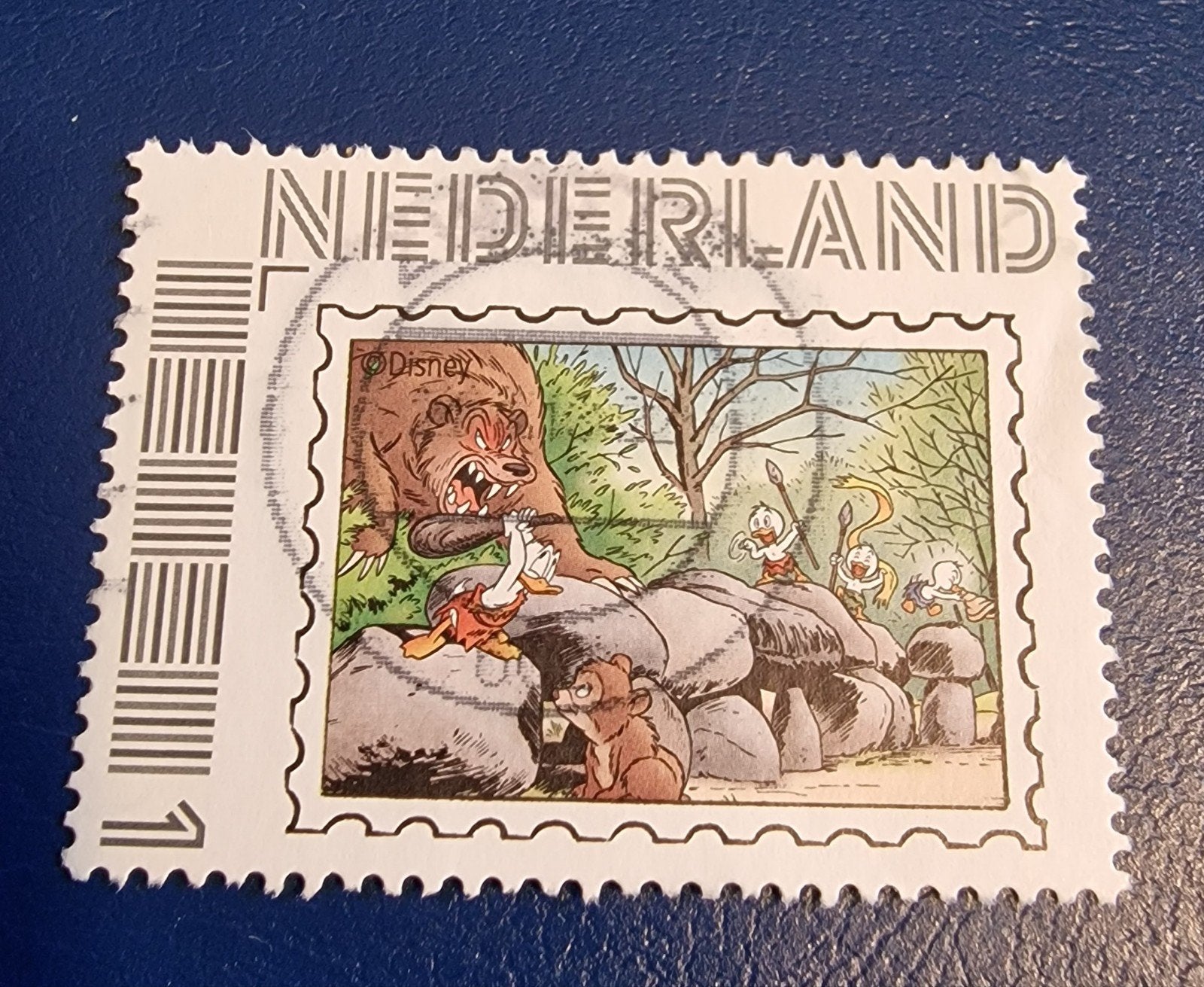 kv1318 persoonlijke  postzegel Donald Duck en de Grote Boze, Ophalen of Verzenden, Na 1940, Gestempeld