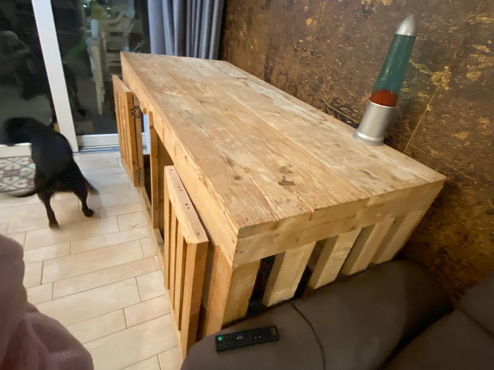 GRATIS STIJGERHOUTEN HONDEN HOK, Dieren en Toebehoren, Ophalen, Nieuw, 110 cm of meer, 100 cm of meer