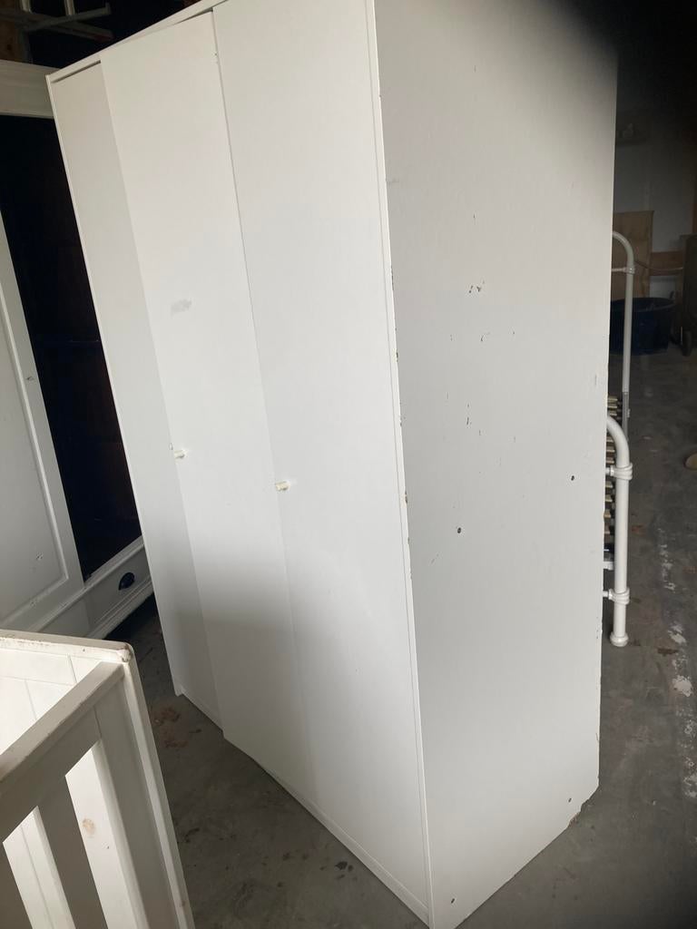 Kledingkast wit Ikea kleppstad, Ophalen, 50 tot 100 cm, Zo goed als nieuw, 150 tot 200 cm
