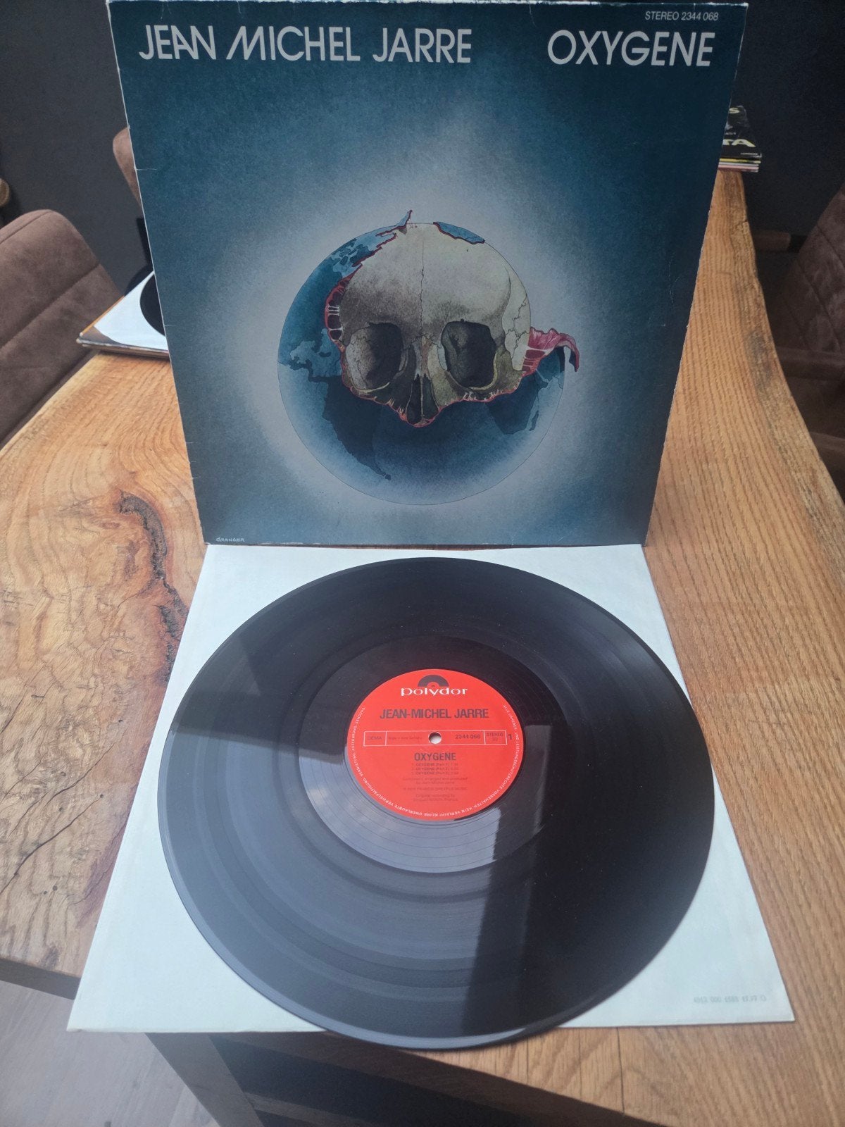 Jean Michel Jarre - Oxygène LP (Polydor, 1976), Cd's en Dvd's, LP, Gebruikt, Originele persing, Ophalen of Verzenden