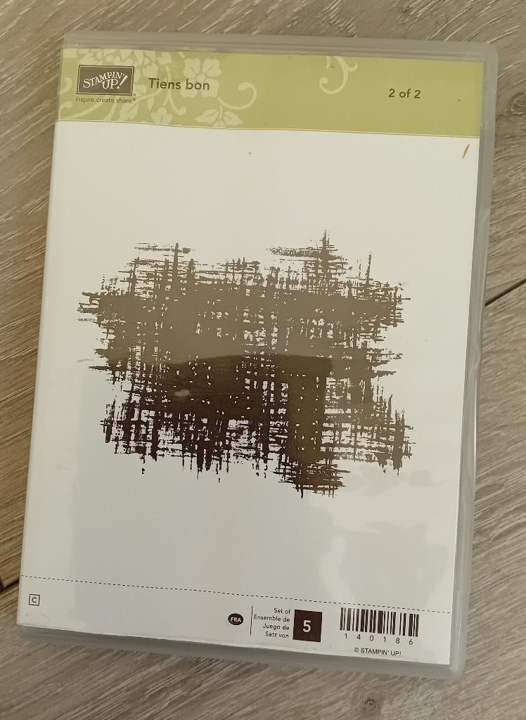 Stampin’up stempelset Tiens bon, Hobby en Vrije tijd, Stempelen, Ophalen of Verzenden, Zo goed als nieuw, EZ-mounted stempel