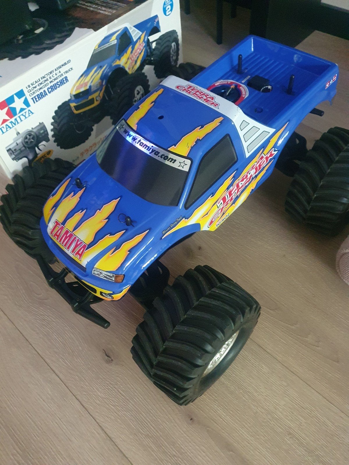 Tamiya Terra Crusher RC Monster Truck met afstandsbediening, Ophalen, Gebruikt, Groter dan 1:32, Truck