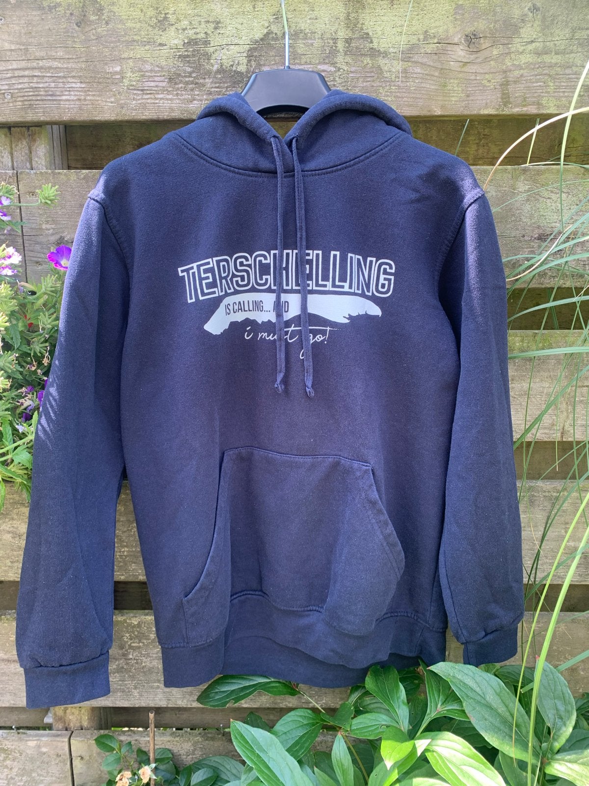 Terschelling Hoodie - Donkerblauw - Maat S, Ophalen of Verzenden, Gedragen