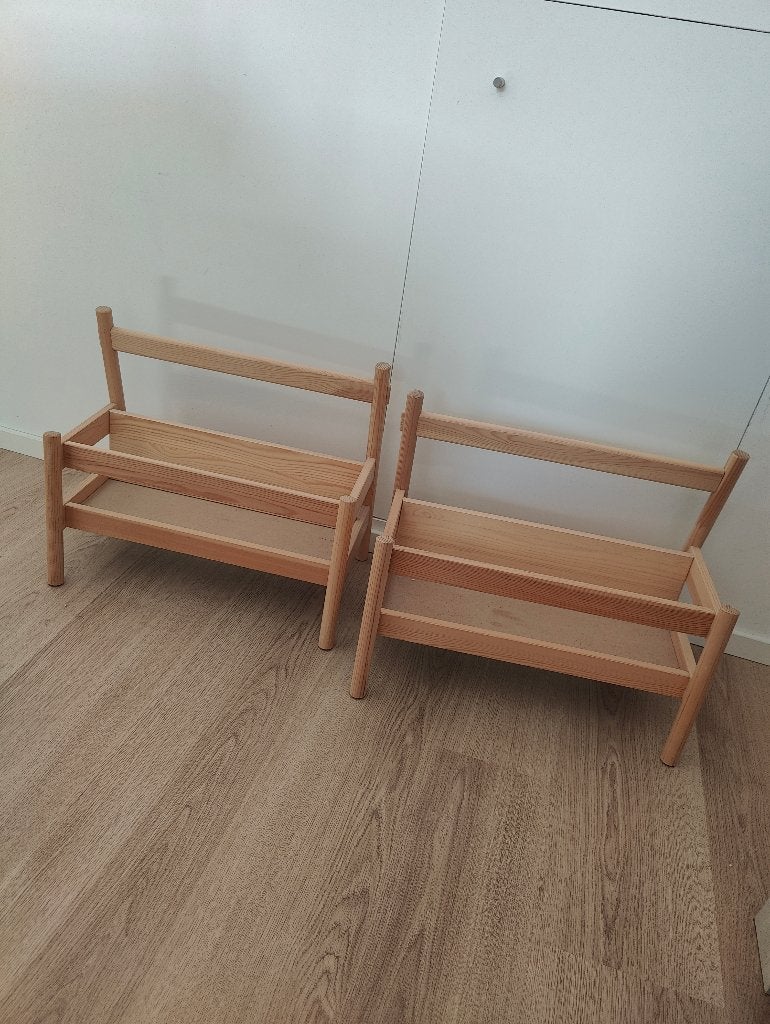Ikea flisat boekenrekjes, Ophalen, Bruin, Overige typen, Zo goed als nieuw