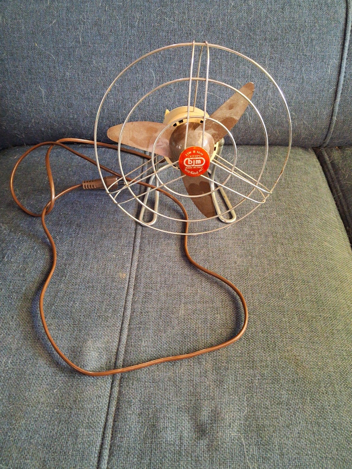 Vintage BIM tafelventilator - werkend, Witgoed en Apparatuur, Ophalen of Verzenden, Zo goed als nieuw, Tafelventilator