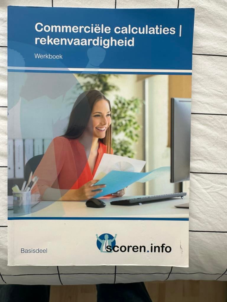 Commerciële calculaties | rekenvaardigheid Werkboek, Ophalen of Verzenden, Zo goed als nieuw, MBO