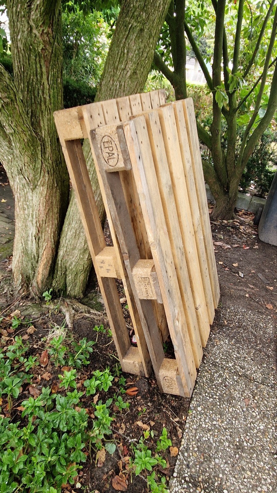 2 pallets 120x80, Doe-het-zelf en Verbouw, Hout en Planken, Ophalen, Zo goed als nieuw, Pallet, Minder dan 200 cm