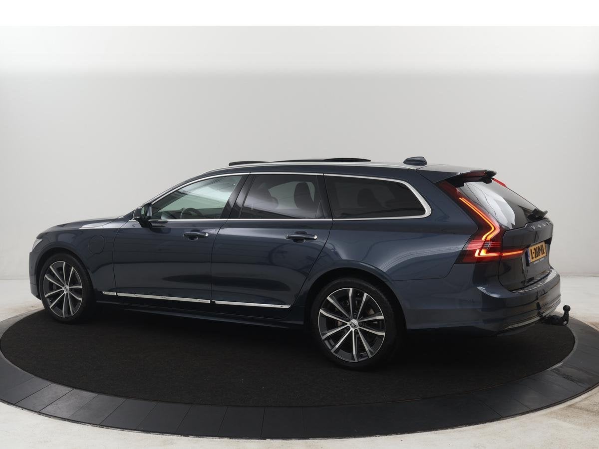Volvo V90 2.0 T8 AWD Inscription | SOH 79,7% | Trekhaak | LE, Euro 6, 4 cilinders, Blauw, Verwarmde buitenspiegels