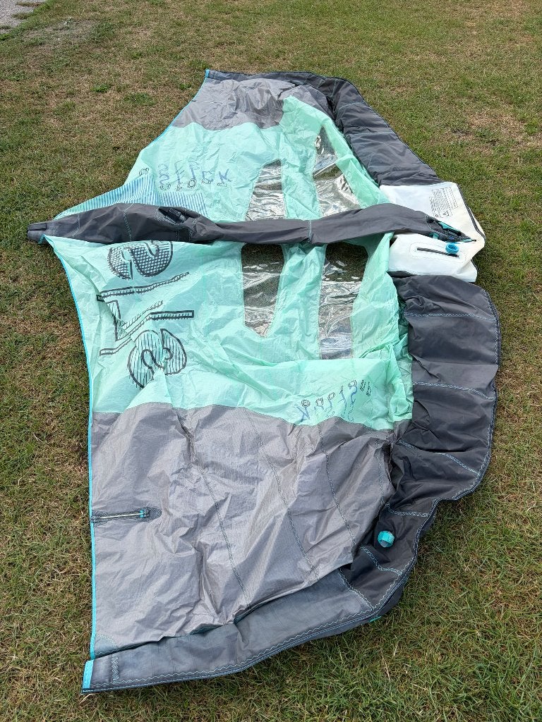 Duotone Slick SLS Wing 2023: 5m2 en 6m2 en boom, Ophalen, Gebruikt, Wingsurf-wing