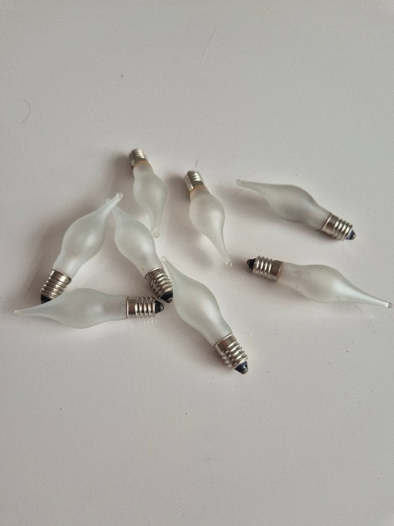 8 nieuwe mat witte reserve lampjes, Ophalen of Verzenden, Nieuw