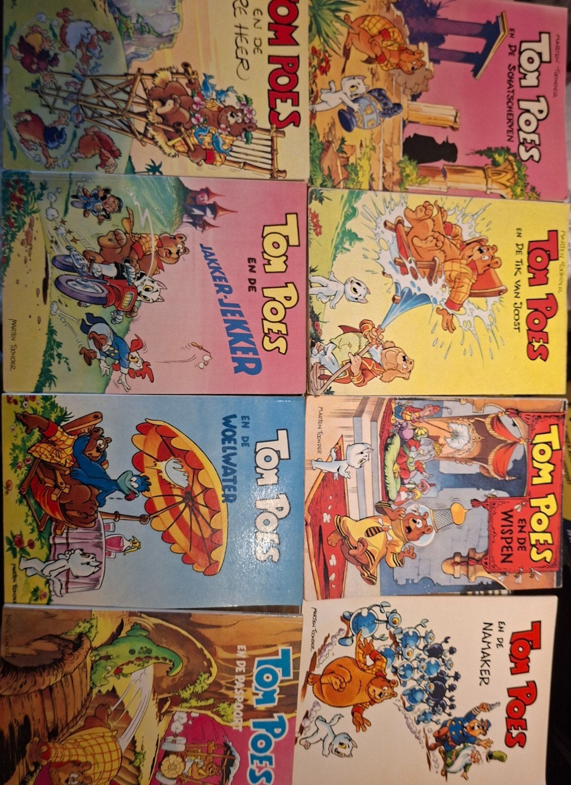 reeks tom poes stripboeken, Meerdere comics, Ophalen of Verzenden, Gelezen, Europa