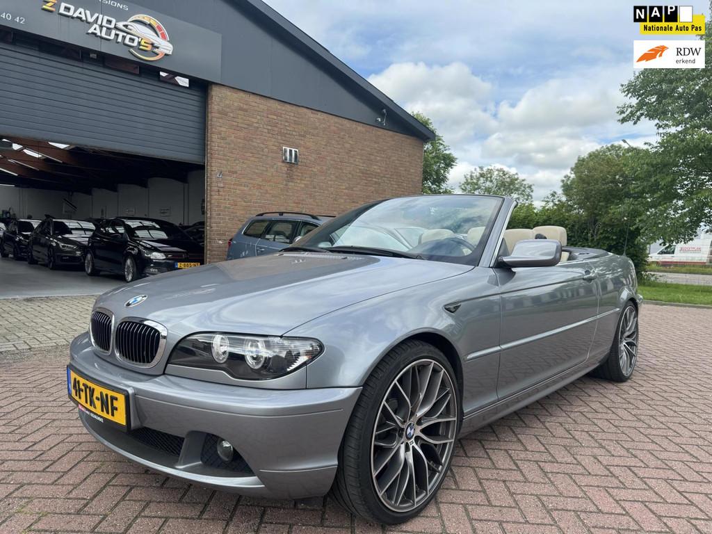 BMW 3-serie Cabrio 325Ci Executive Facelift Leer Topstaat, Auto's, Achterwielaandrijving, Gebruikt, Cabriolet, 4 stoelen