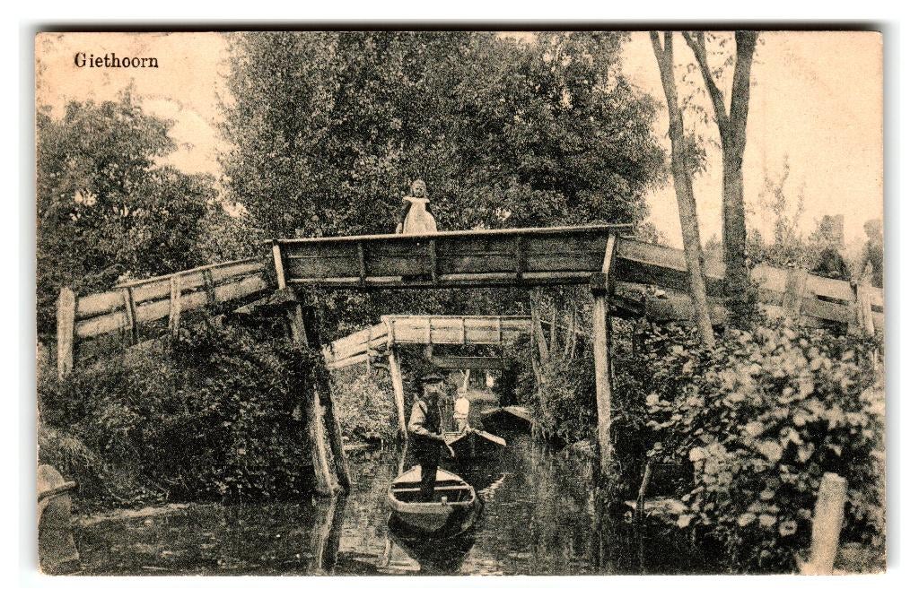 Giethoorn, Verzenden, Voor 1920, Gelopen, Overijssel