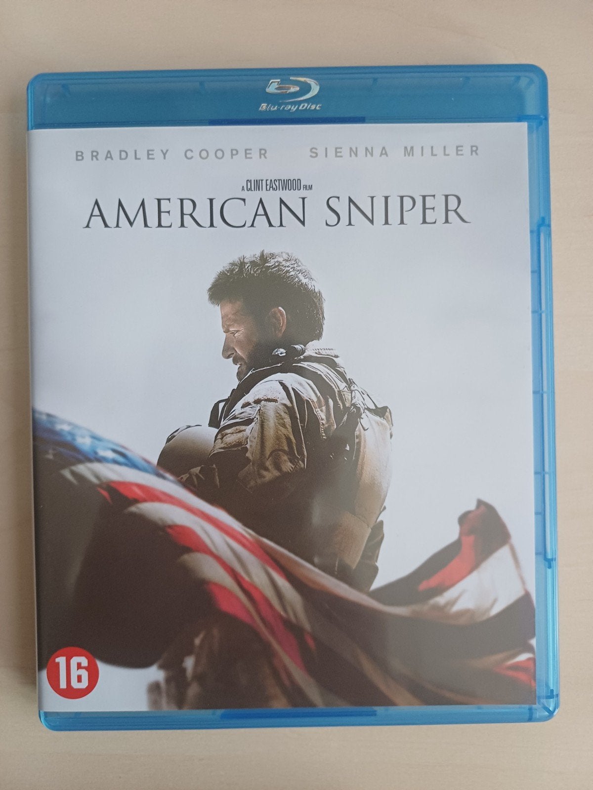 American Sniper Blu-ray - Clint Eastwood film, Engels, Vanaf 16 jaar, Film, Actie