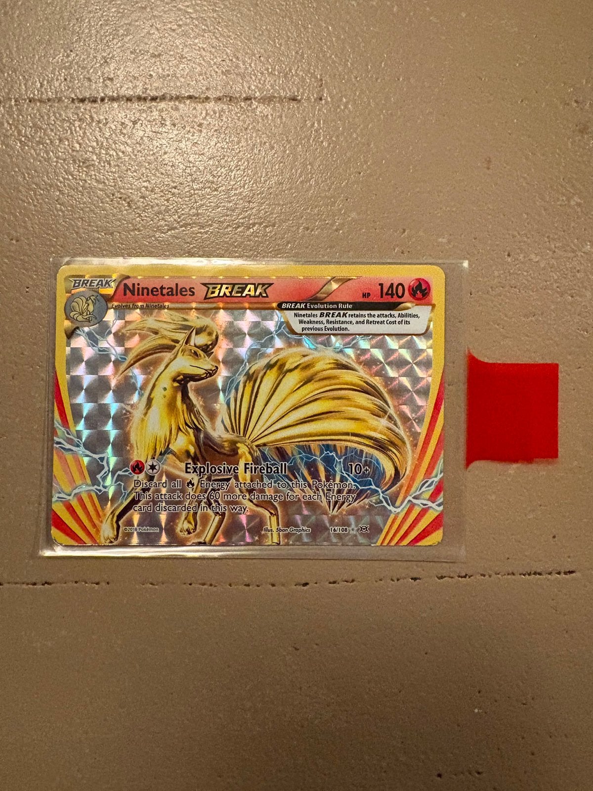 Pokémon Kaarten Collectie: Ninetales BREAK, Pikachu, Steelix, Verzenden, Gebruikt, Meerdere kaarten, Foil