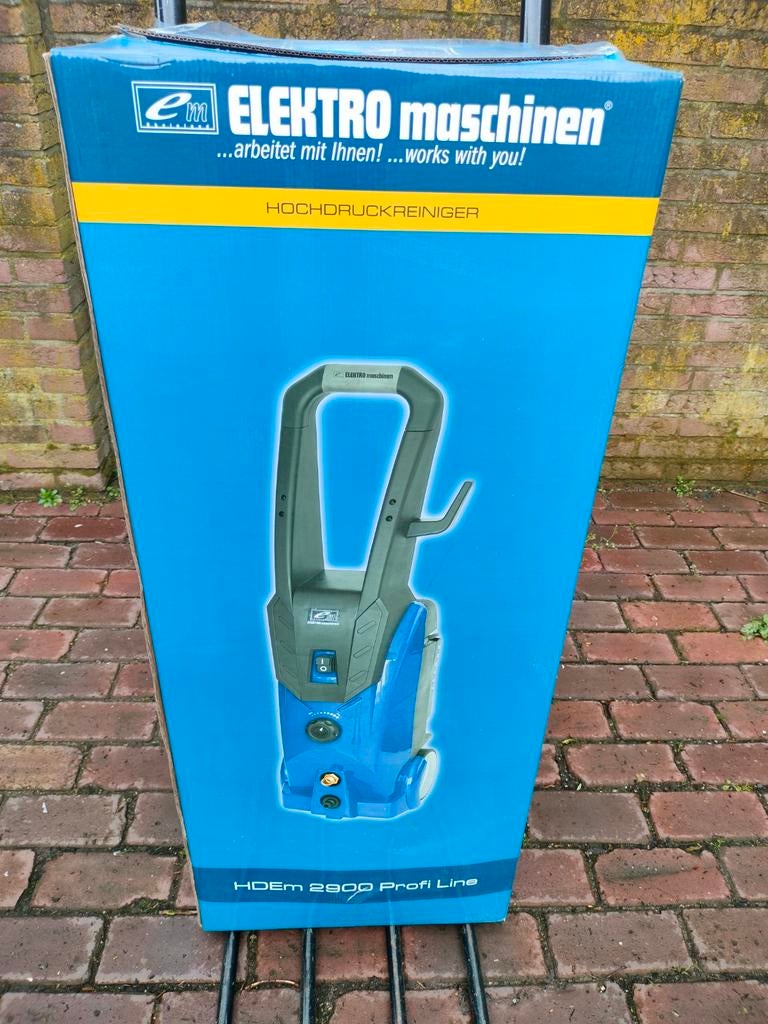 ELEKTRO maschinen HDEM 2900 Profi Line Hogedrukreiniger, Ophalen, Nieuw, Elektrisch, ELEKTRO maschinen