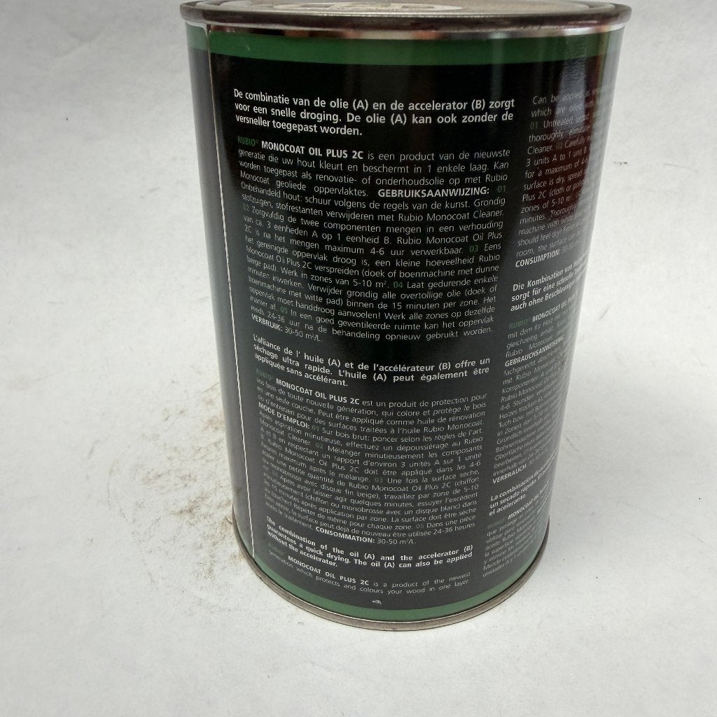 Rubio Monocoat Oil Hout Olie Lak Sky Grey 1L, Nieuw, Ophalen of Verzenden, Lak, Minder dan 5 liter