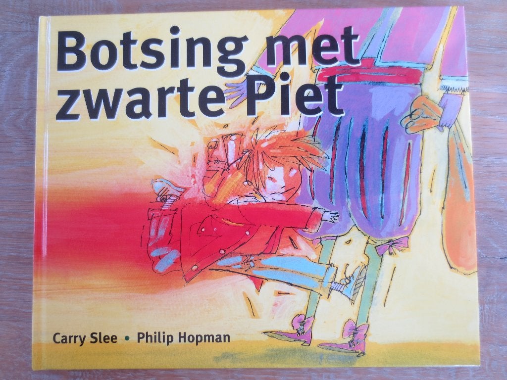 Sinterklaasboek: Botsing met zwarte Piet - door Carry Slee., Ophalen of Verzenden, Nieuw