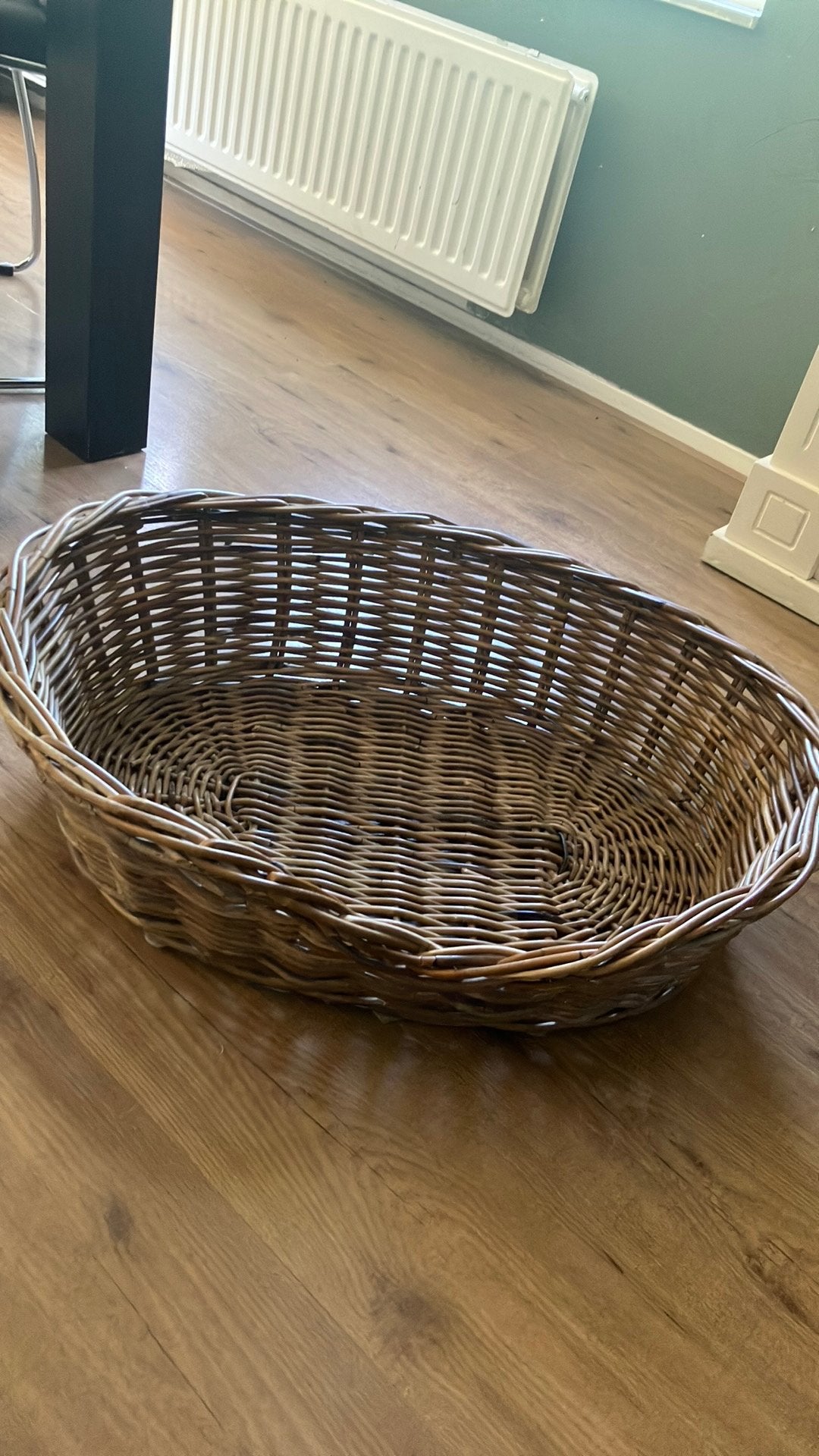 Rieten hondenmand 70x55, Dieren en Toebehoren, Hondenmanden, Ophalen, Gebruikt, Riet