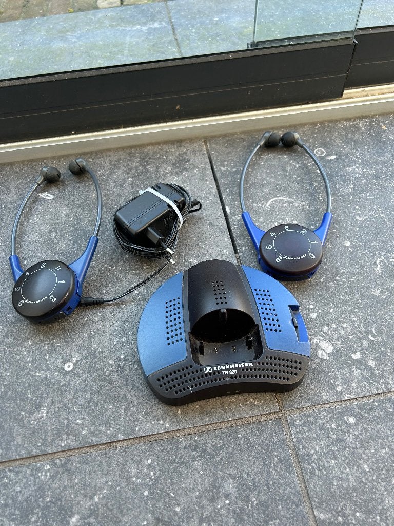 Sennheiser draadloos hoorsysteem TR 820, Ophalen, Gebruikt, Sennheiser, Blauw