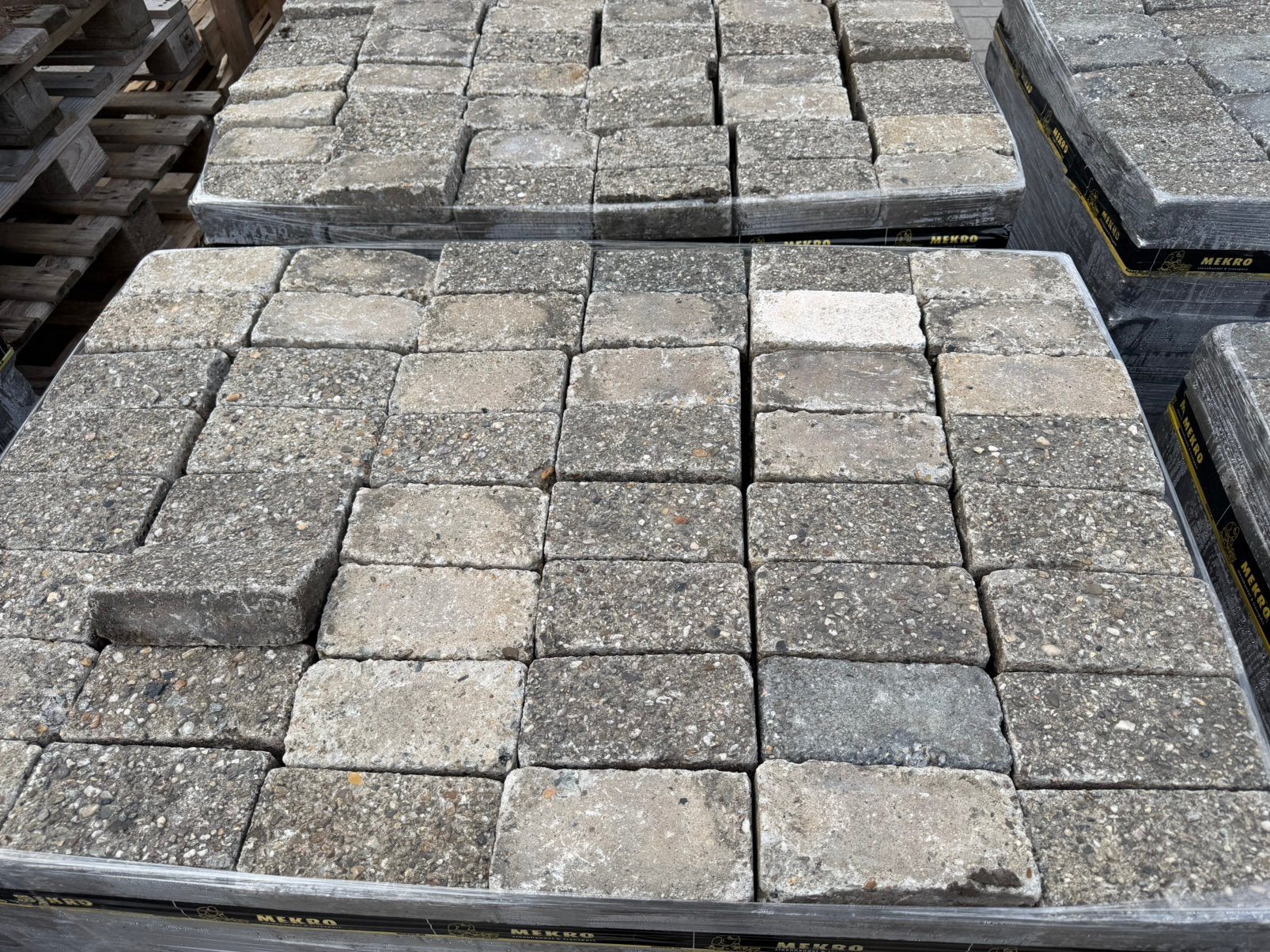 Gebruikte betonklinker 7cm grijs, Gebruikt, Klinkers, Ophalen of Verzenden, 10 m² of meer