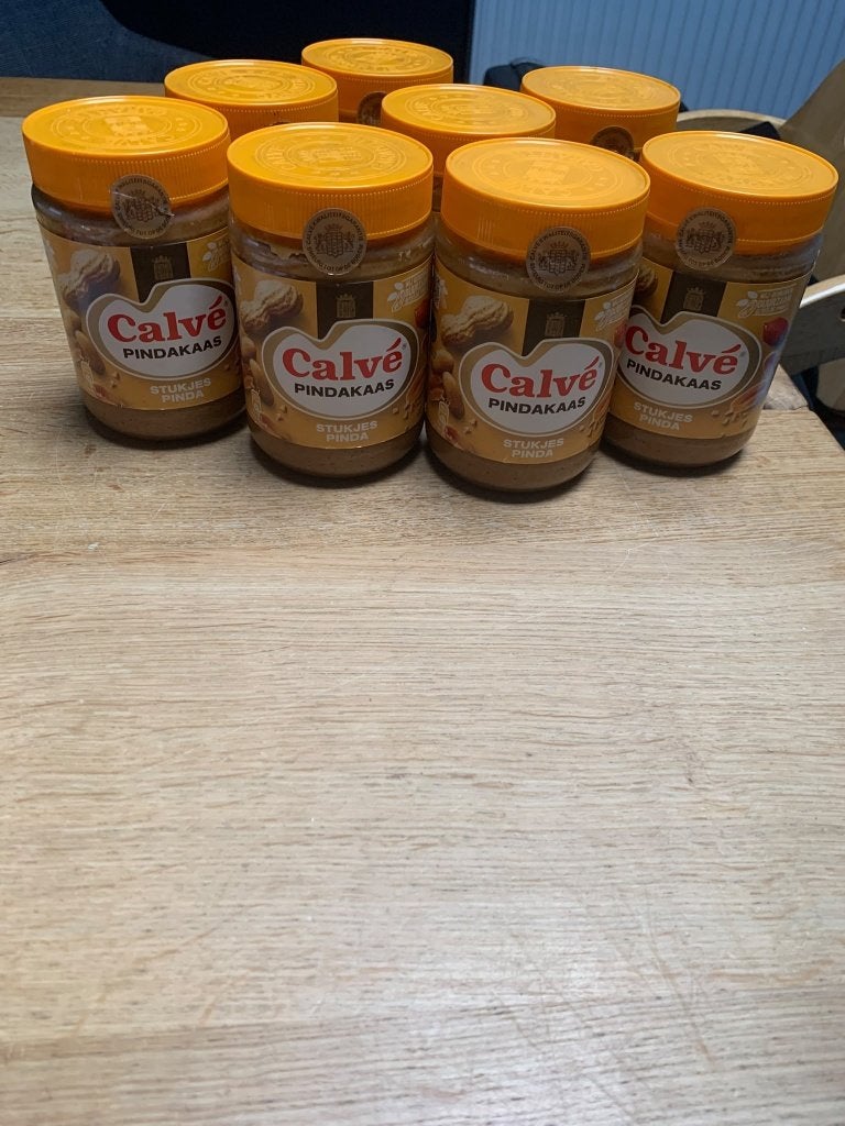 pindakaas gratis ophalen, Ophalen