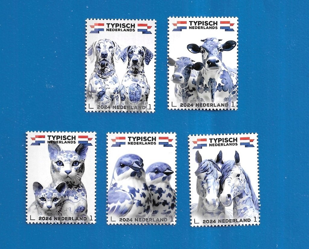 Serie van 5 Typisch Nederlands - 2024, Postzegels en Munten, Verzenden, Na 1940, Postfris