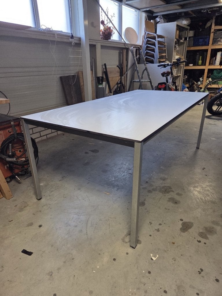 knutseltafel ex kantoortafel 200 x 100, Huis en Inrichting, Ophalen, Overige typen, Gebruikt, 100 cm