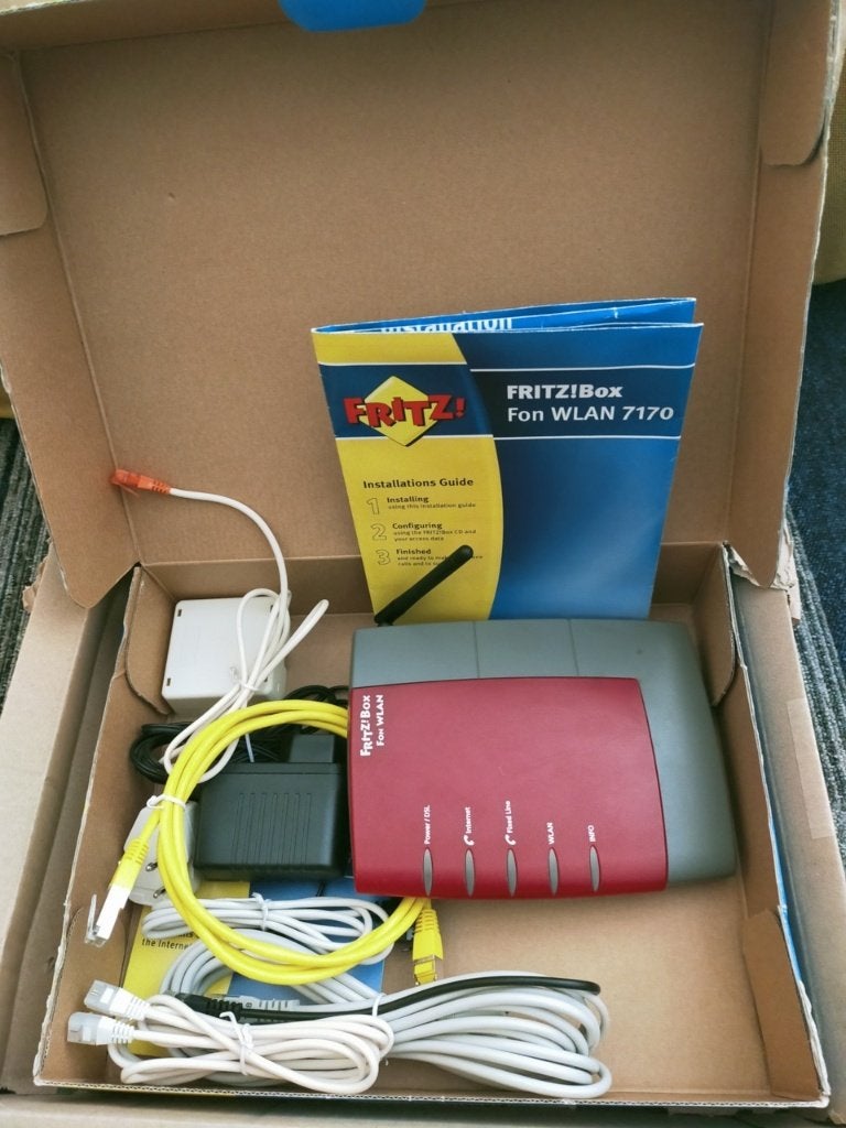 Fritz!Box 7170, Ophalen of Verzenden, Gebruikt, Modem